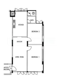 Blk 174 Kebun Baru Link 1 (Ang Mo Kio), HDB 3 Rooms #504557341